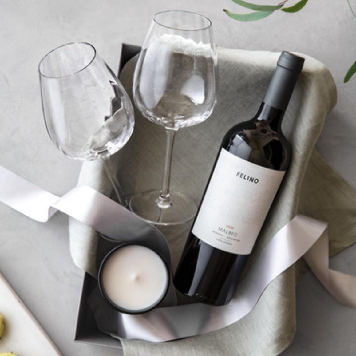 Sklenice na červené víno Rose Garden, 0,6 l, 4 ks