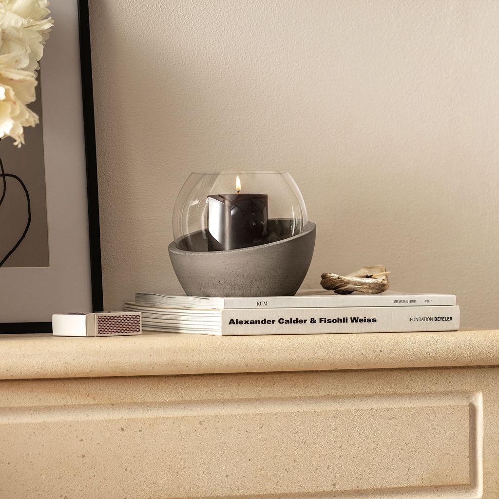 Svícen na čajovou svíčku NewMoon Home, 17 cm