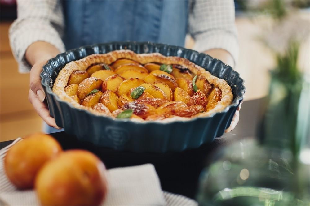 EH koláčová forma kulatá 24x5 cm temně modrá Belle Ile (EOL)