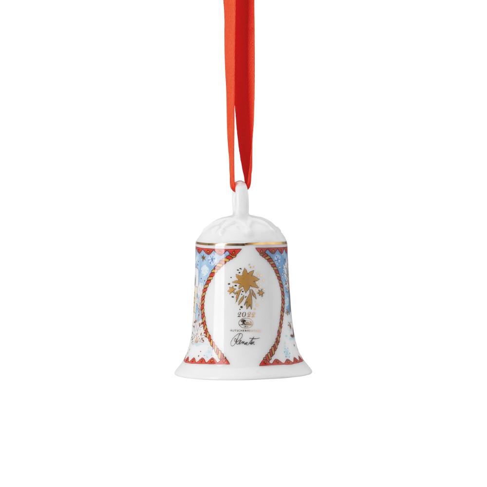 RS Christmas 2022  Porcelánová ozdoba Zvonek  7 cm (EOL)