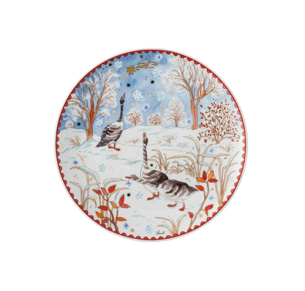 Vánoční talíř na cukroví II, Štědrý večer, Ø 22 cm