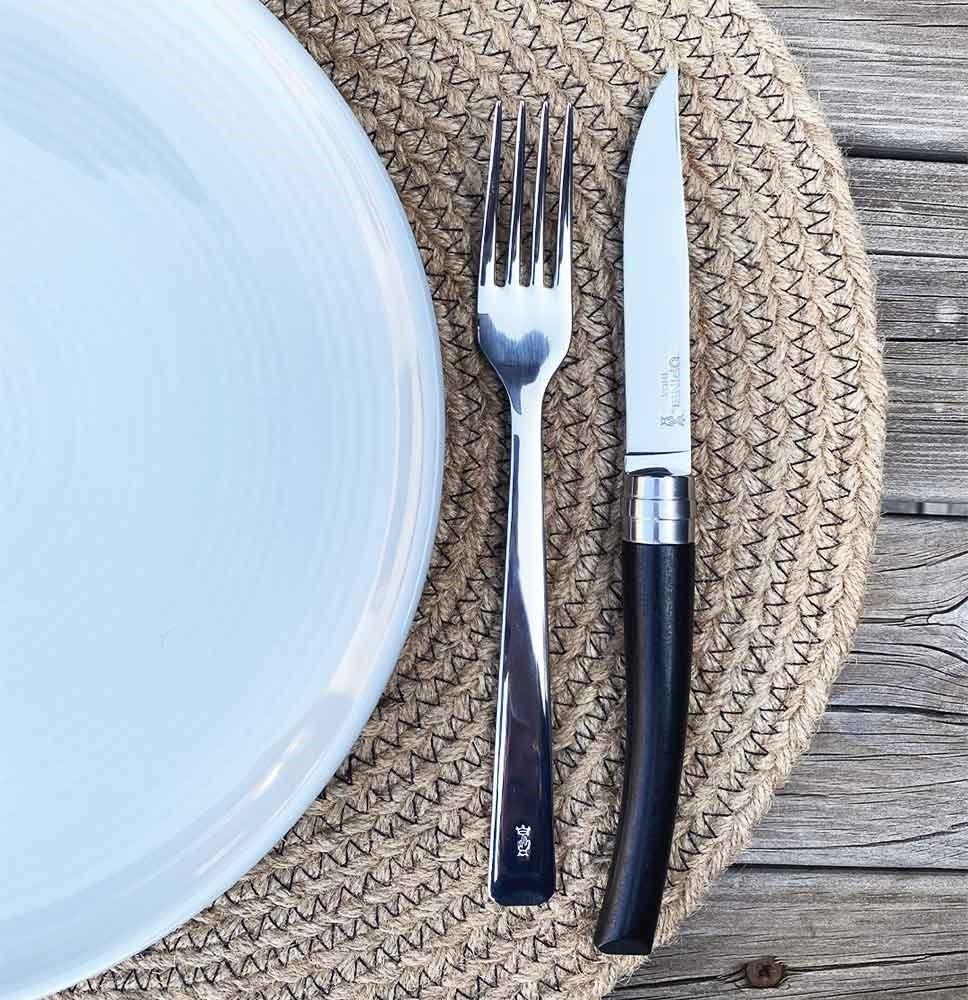 Opinel nůž steakový set 4ks oliva - 2022