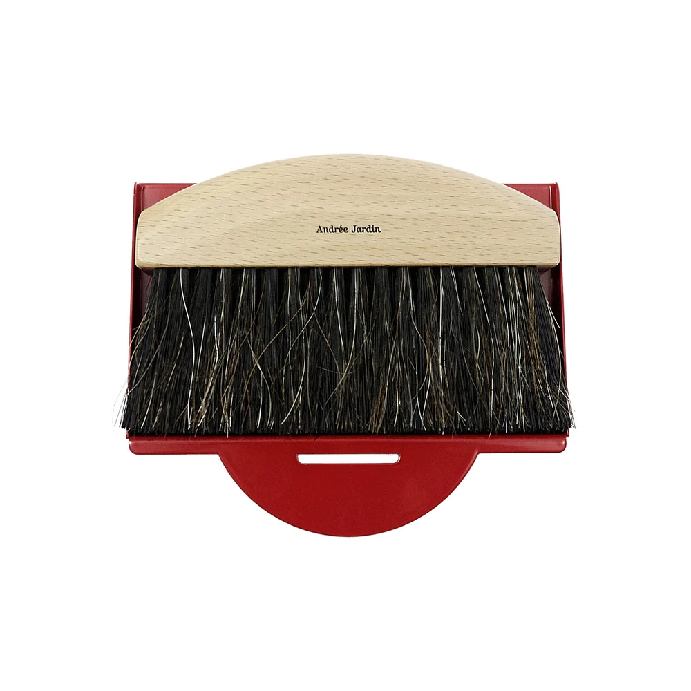 Smetáček a lopatka, 15 cm, červená