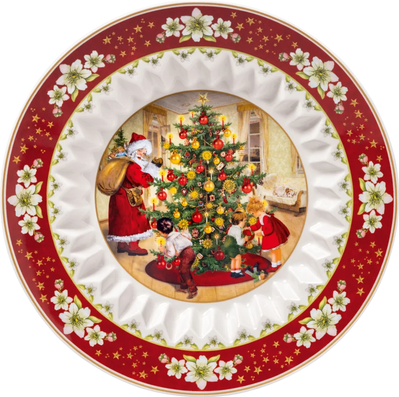 Toy's Fantasy mísa, Santa rozdává dárky, Ø 25 cm