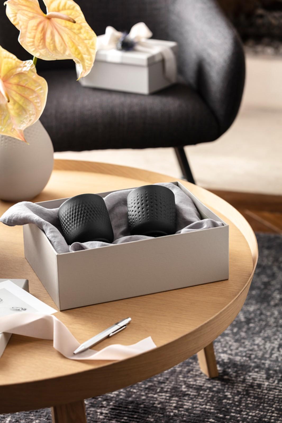 V&B Manufacture Collier noir Hrnky set 2ks