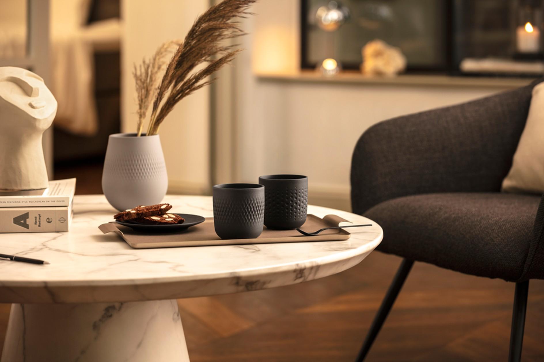 V&B Manufacture Collier noir Hrnky set 2ks