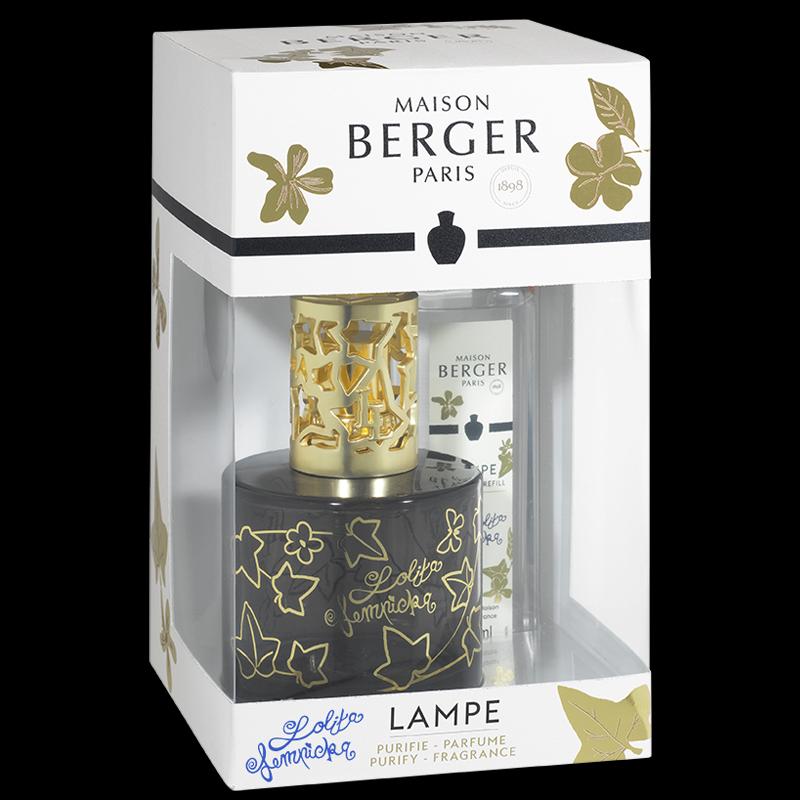 Dárková sada: katalytická lampa Pure Lolita Lempicka, černá + Lolita Lempicka, 250 ml