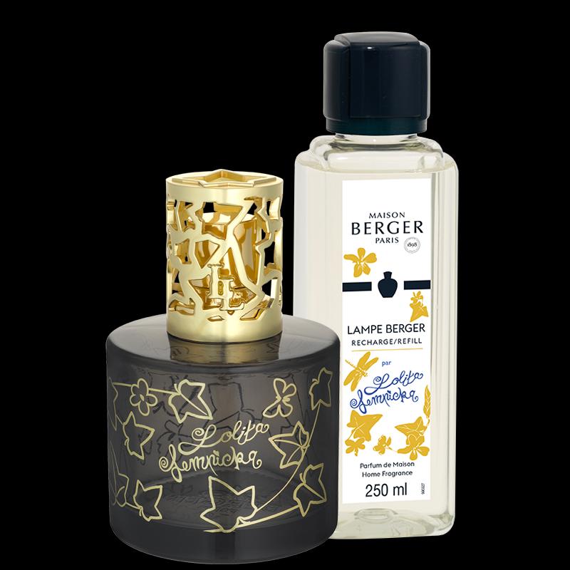 Dárková sada: katalytická lampa Pure Lolita Lempicka, černá + Lolita Lempicka, 250 ml