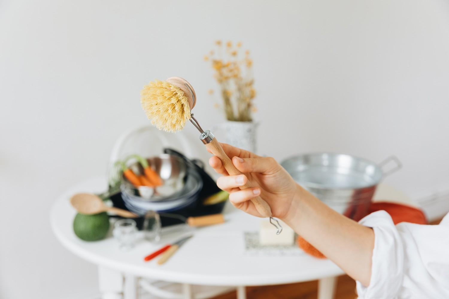 Andree Jardin kuchyňský kartáč mini 4cm přírodní buk (EOL)