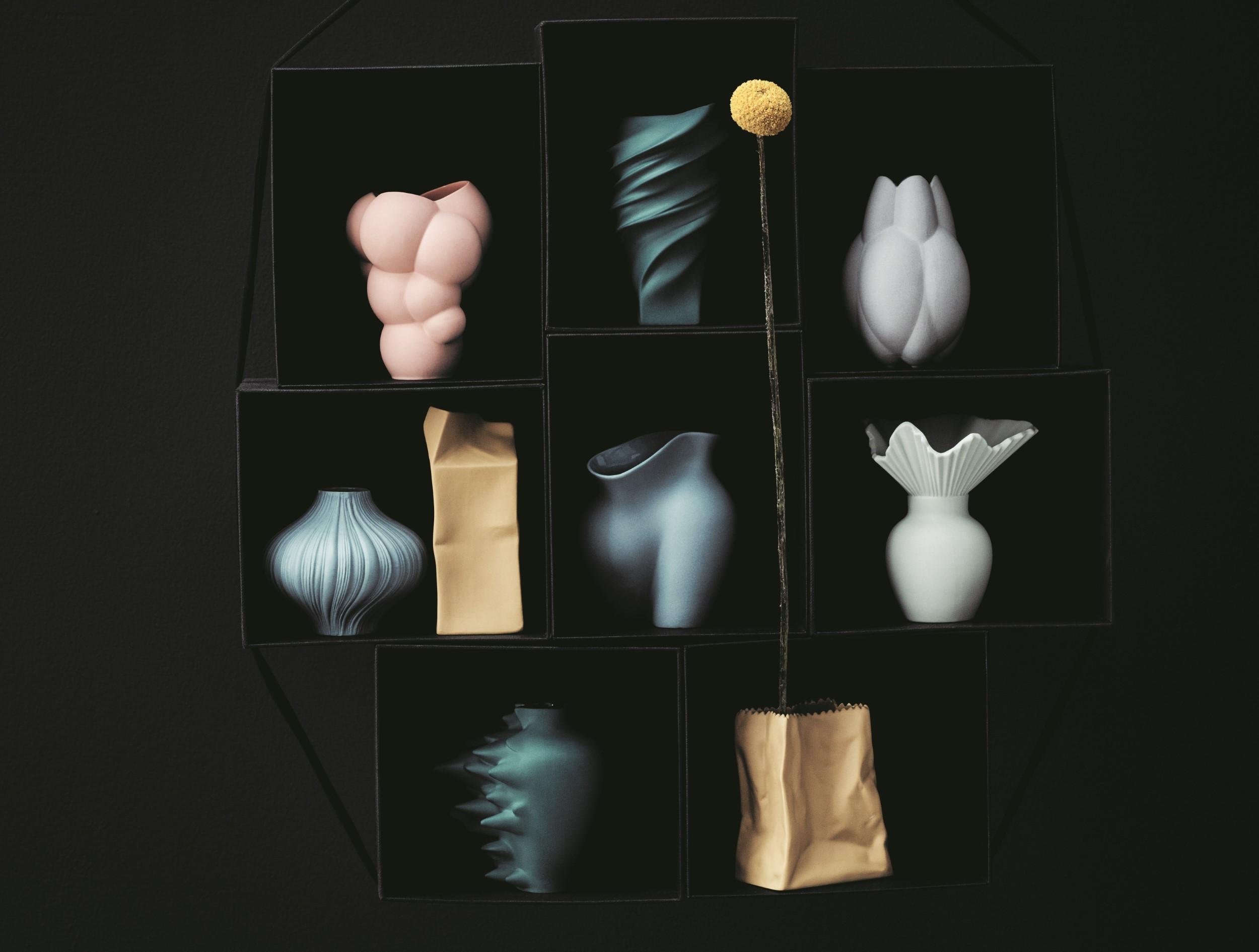 RS Miniaturevasen Plissee Pacific Váza 8 cm(EOL)