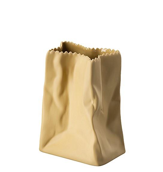 Mini váza Bag, 9 cm, okrová Fossil 