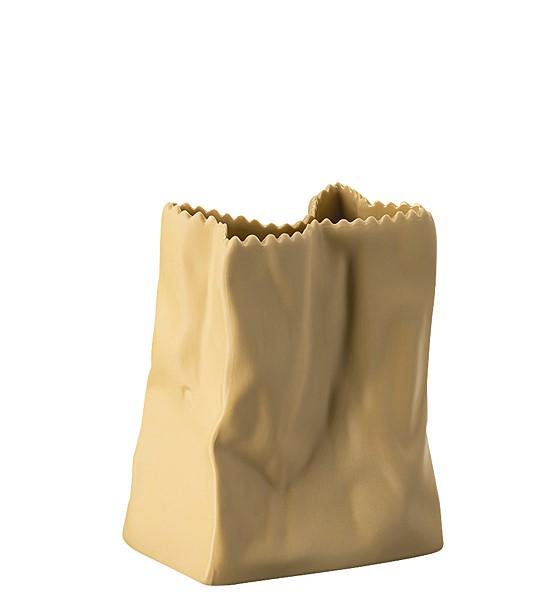 Mini váza Bag, 9 cm, okrová Fossil 