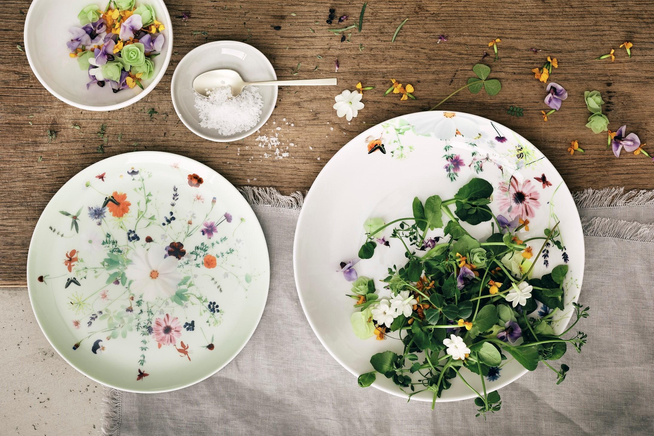 Sada porcelánu Brillance Grand Air hrnky/talíře, 6 ks