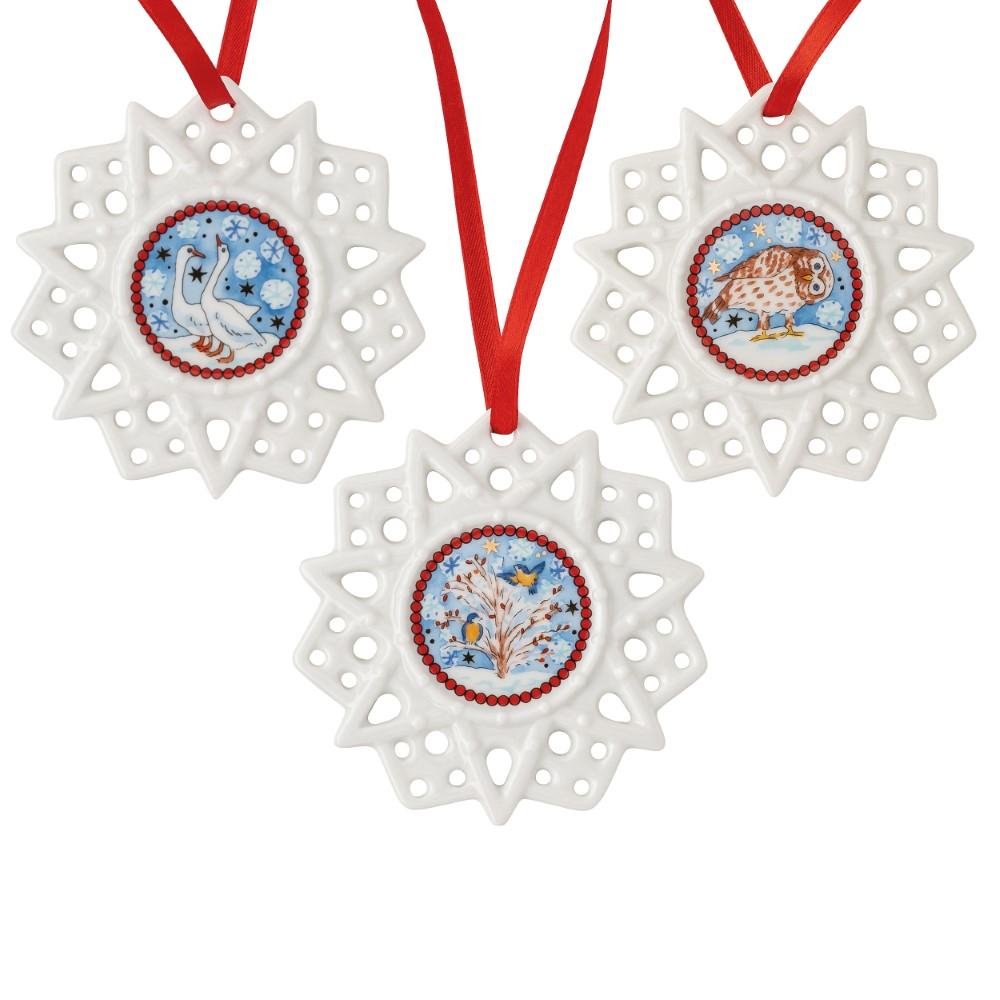 RS Christmas 2022 Geese Porc hvězda 7,5 cm (EOL)