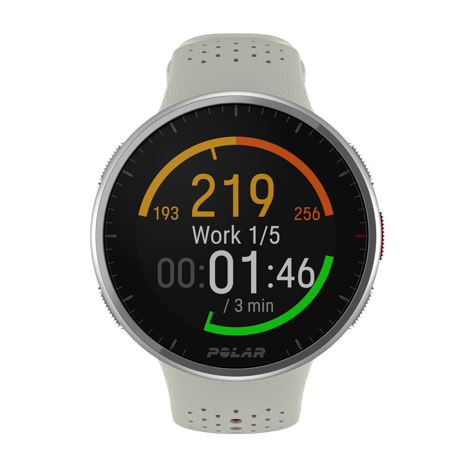 Polar Pacer Pro sporttester S-L bílo-červená