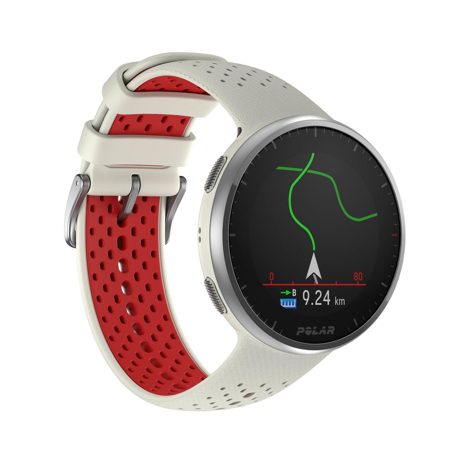 Polar Pacer Pro sporttester S-L bílo-červená