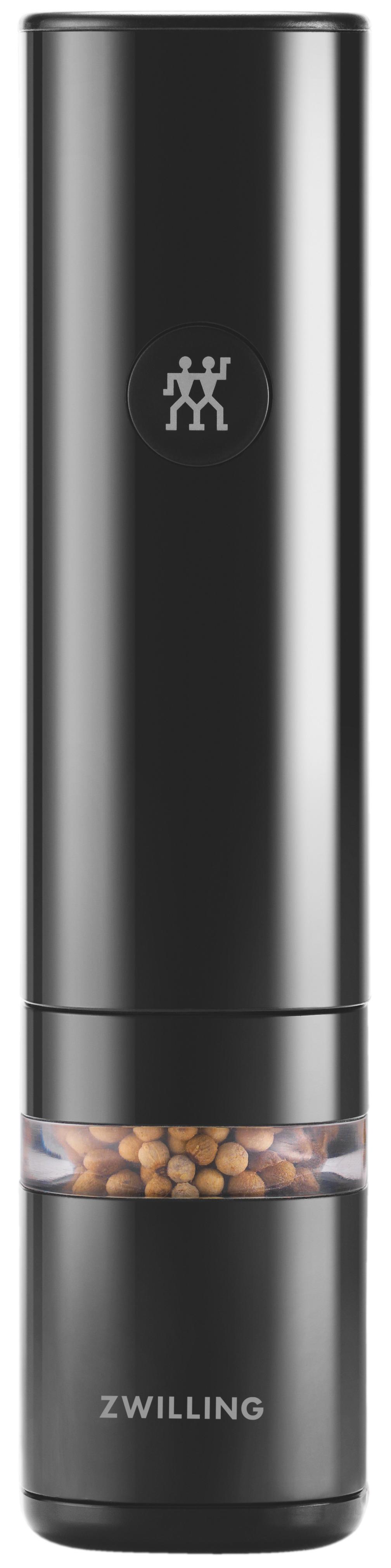 Elektrický mlýnek na sůl, pepř a koření Enfinigy, černý