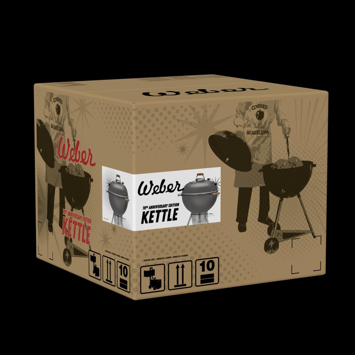 WEBER 70th Anniversary Kettle, 57cm Metal Grey (EOL)