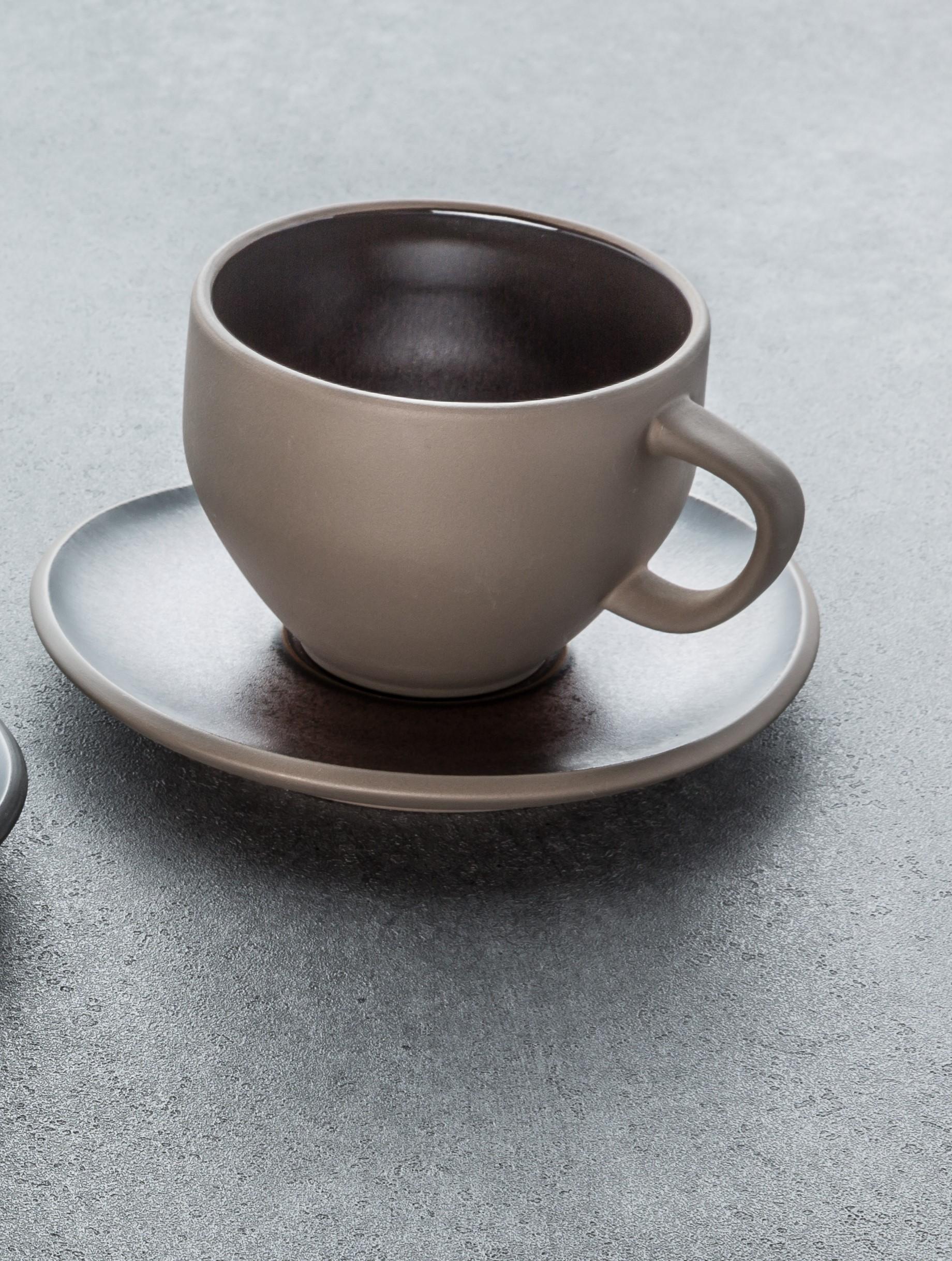 Kombi podšálek Junto Bronze, Ø 15 cm