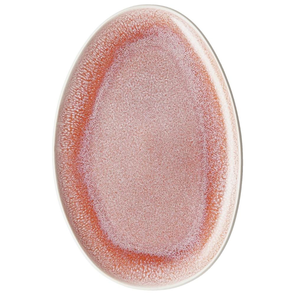 Servírovací talíř Junto Rose Quartz oválný, Ø 33 cm