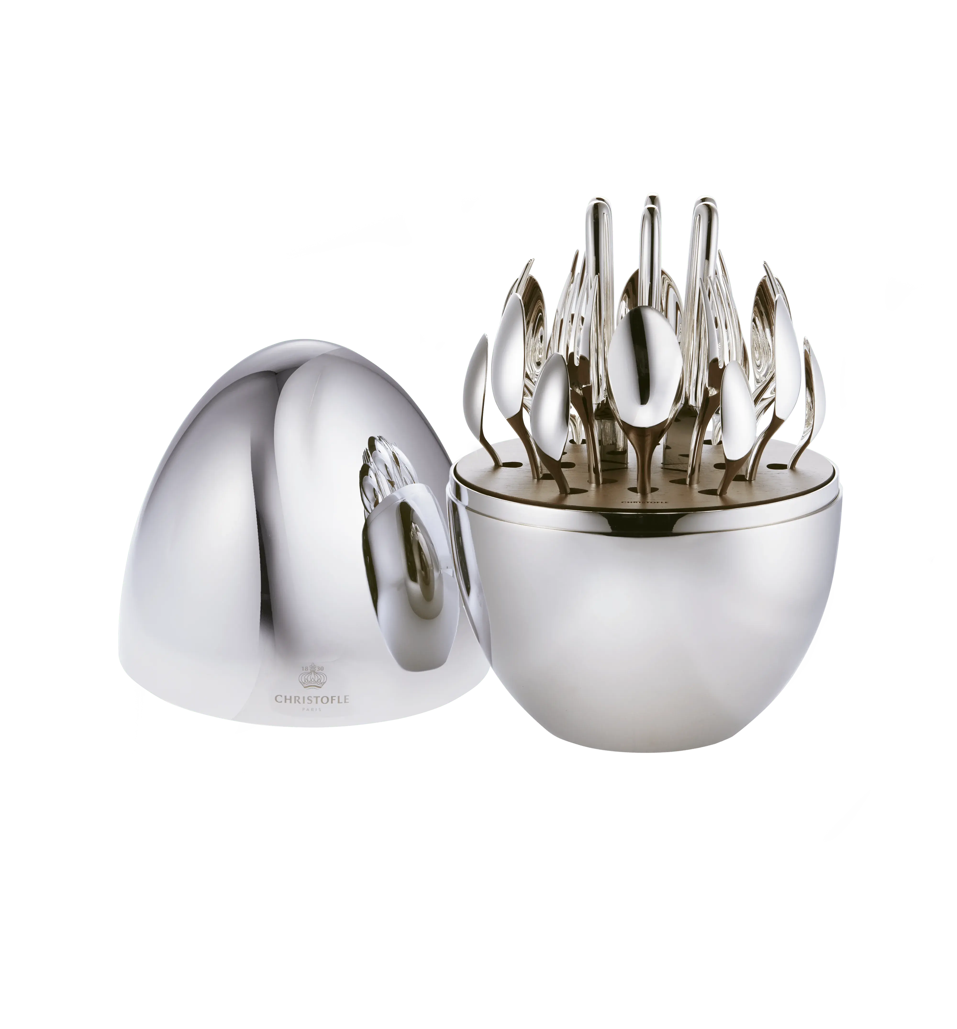 Sada postříbřených příborů Mood Easy. 24 ks