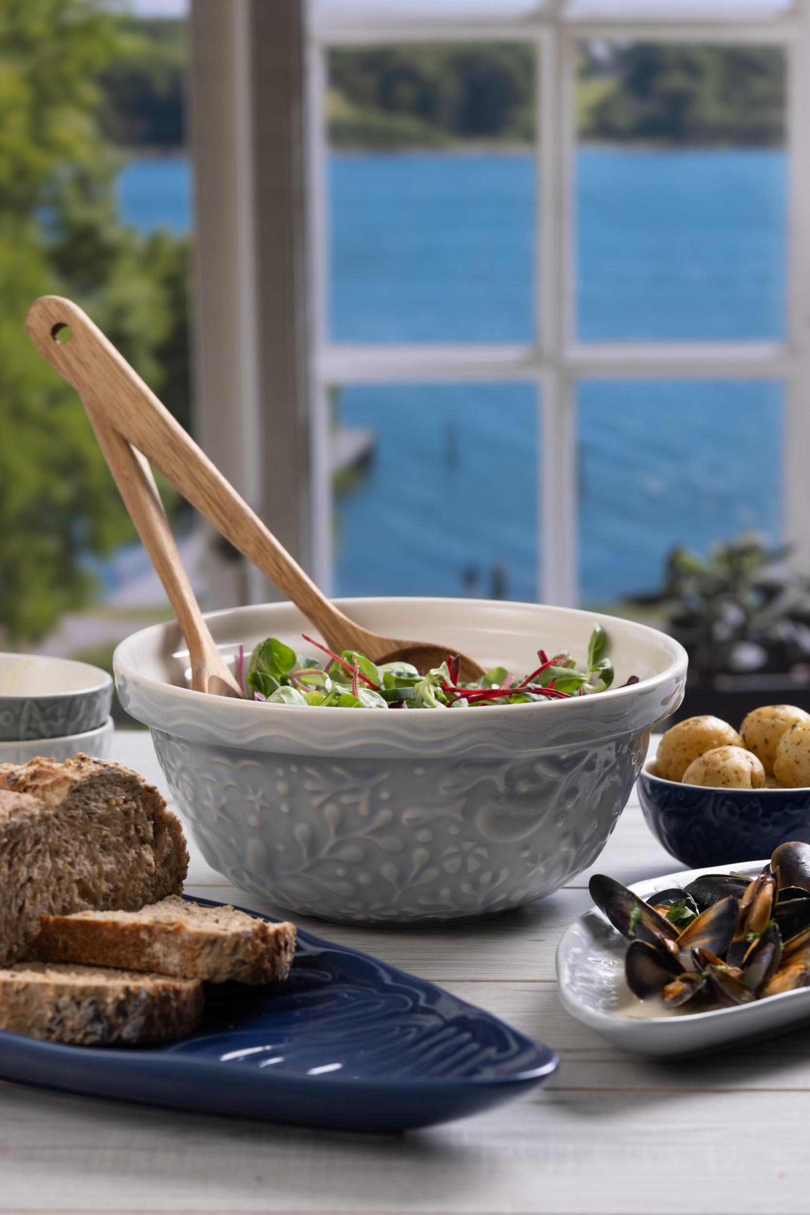 MASON CASH Nautical Shell Platter Servírovací talíř střední šedý (EOL)