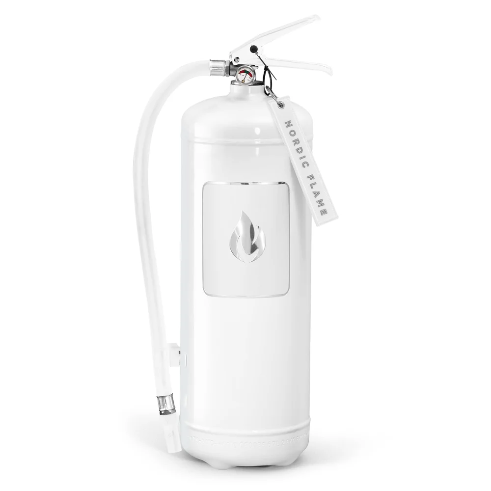 NFL Hasicí přístroj, 6 kg, bílá z s koženým popruhem (EOL)