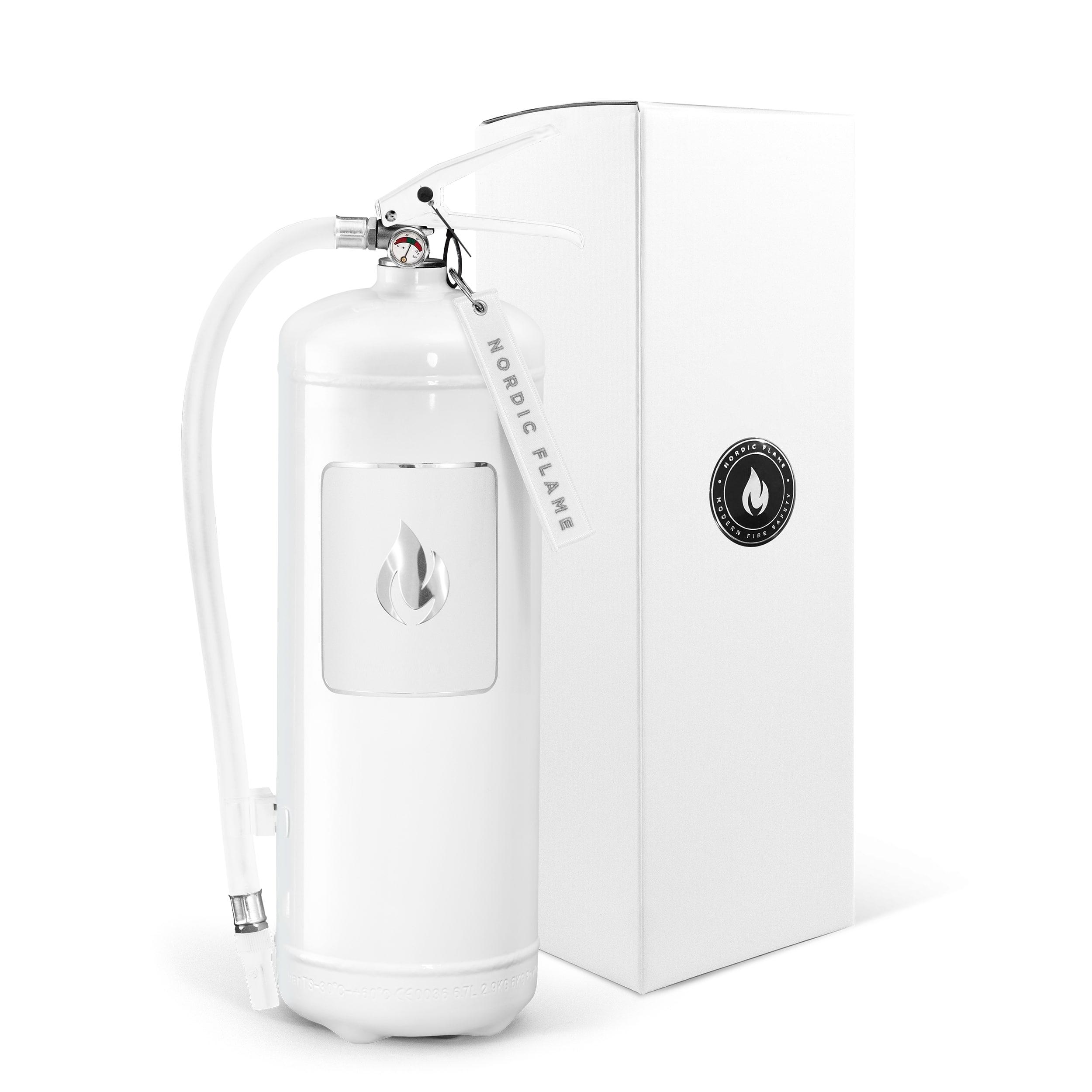 NFL Hasicí přístroj, 6 kg, bílá z s koženým popruhem (EOL)