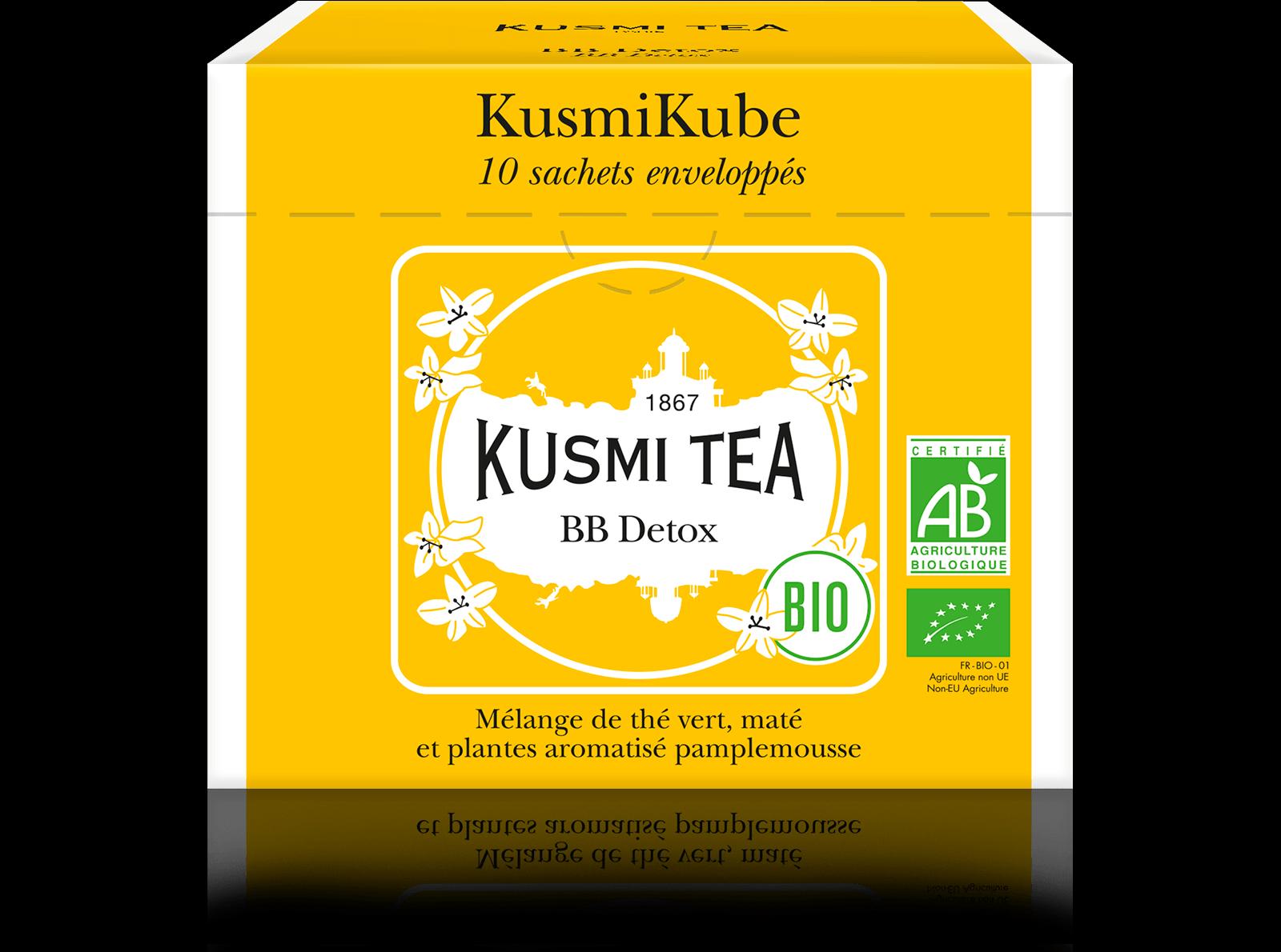 Sypaný zelený čaj BB Detox Bio, kovová dóza 100 g