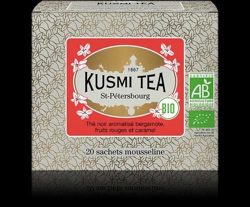 Porcovaný černý čaj St. Petersburg Bio, 20 sáčků