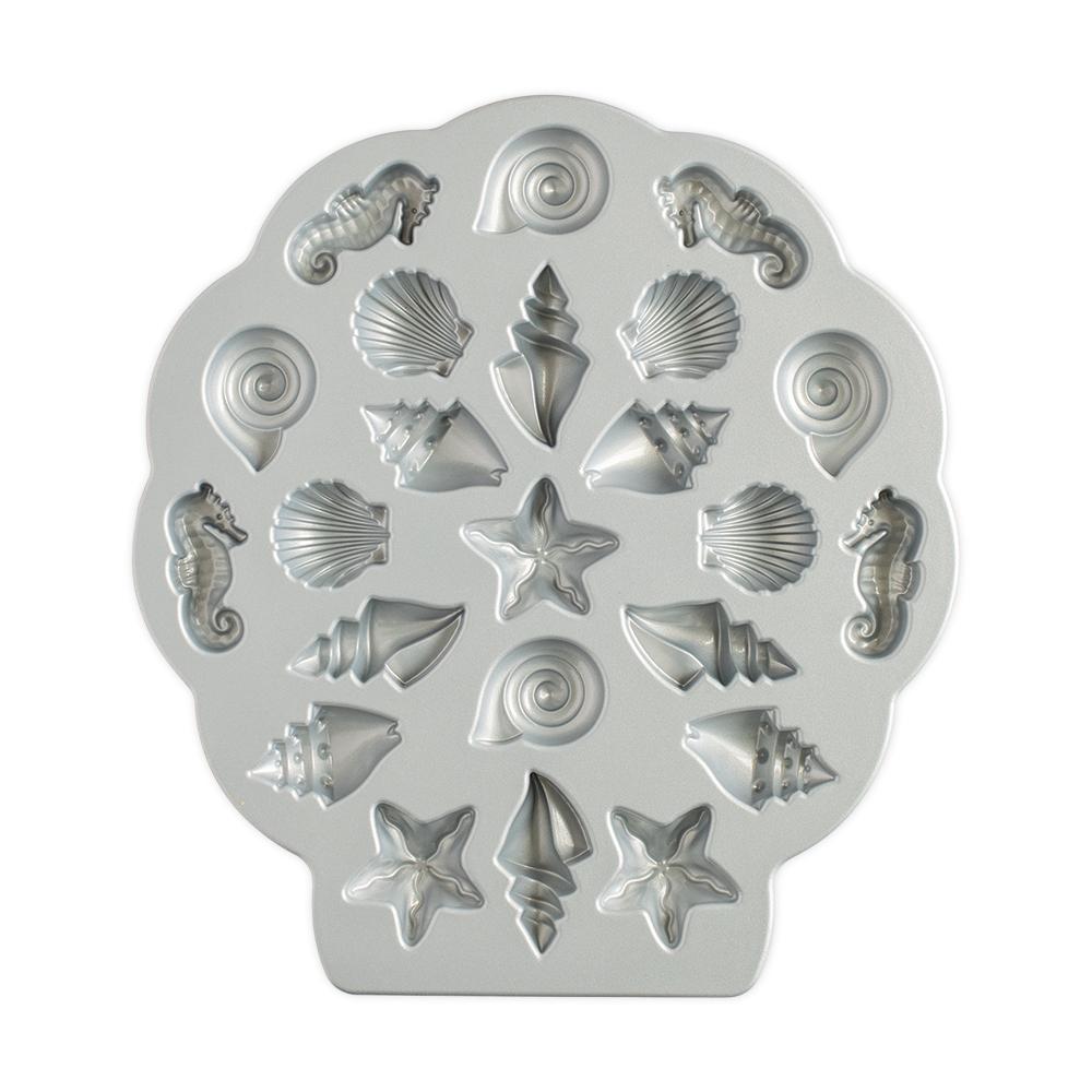 Forma Mořské motivy, plát s 23 formičkami, 355 ml, karamelová