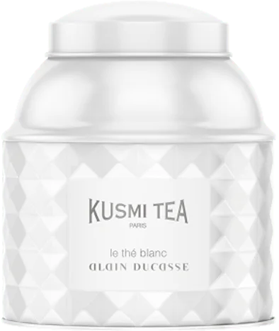 Bílý čaj Alain Ducasse bio, kovová dóza 120 g