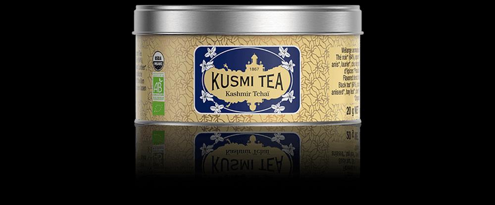 Porcovaný zelený čaj Kashmir Tchai Bio, 20 sáčků