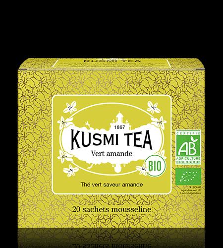 Sypaný zelený čaj Green Almonnd Bio, kovová dóza 100 g