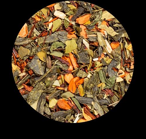 Sypaný zelený čaj Blue Detox, kovová dóza 100 g