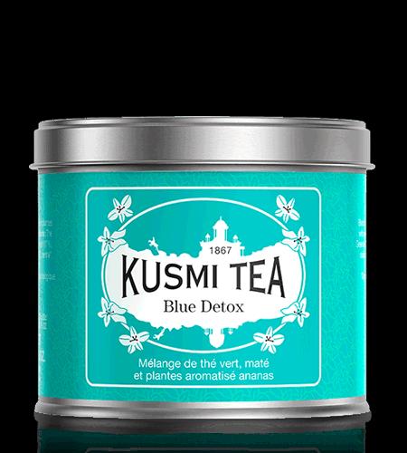 Sypaný zelený čaj Blue Detox, kovová dóza 100 g