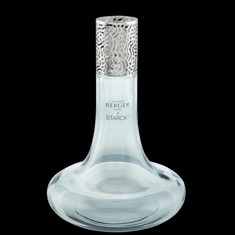 Dárková sada: katalytická lampa Starck, růžová + Peau de Soie, 500 ml