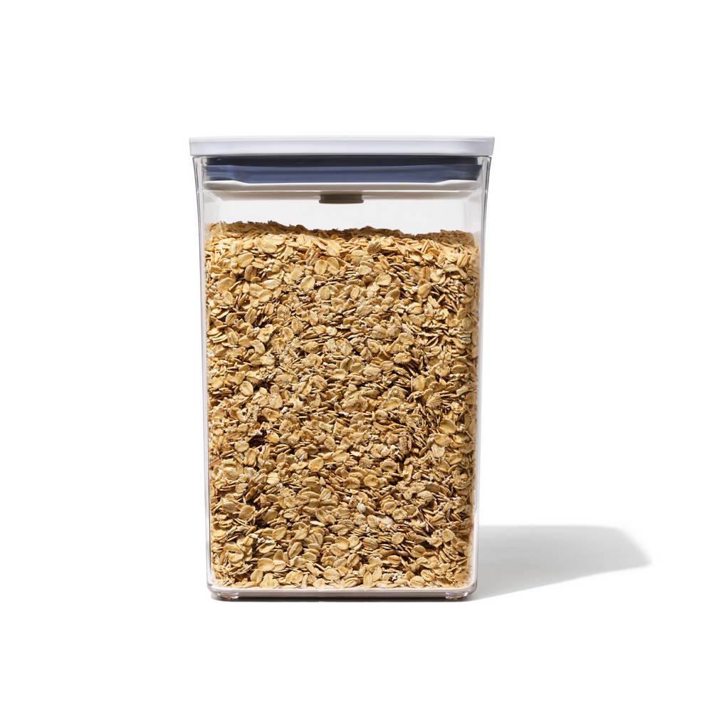 OXO POP UP dóza na potraviny  4,2 l čtverec velký