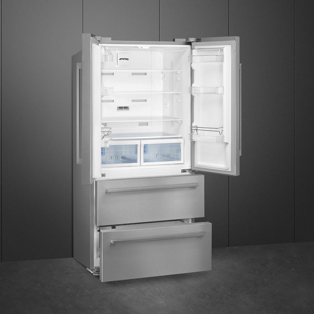 Americká chladnička 2-dvéřová + 2 šuplíky, výš. 182,5cm, No Frost, en.třída F, kap.539l