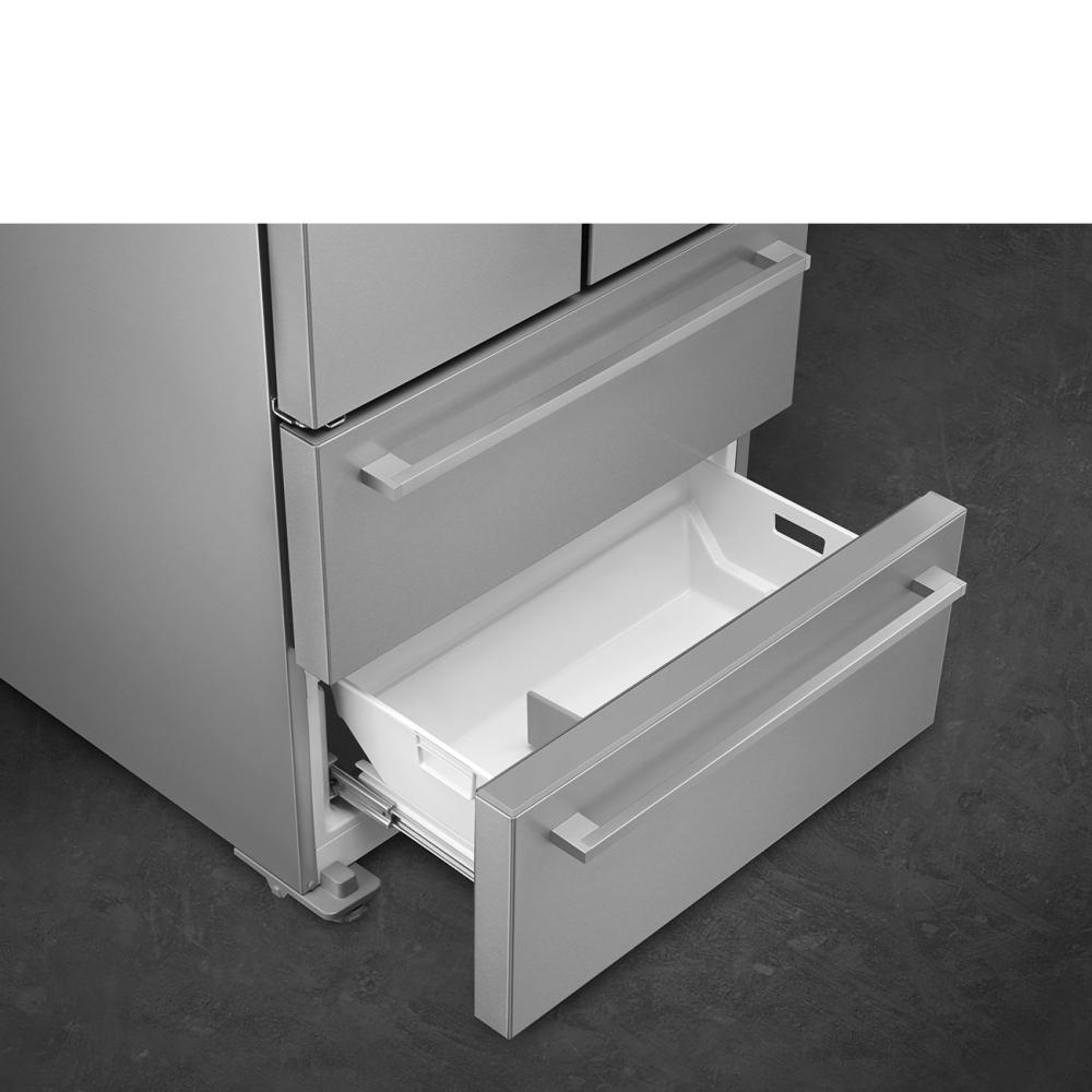 Americká chladnička 2-dvéřová + 2 šuplíky, výš. 182,5cm, No Frost, en.třída F, kap.539l