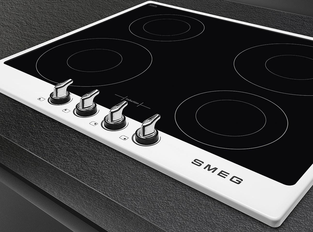 Indukční varná deska Victoria se 4 varnými zónami, 60 cm, SI964, krémová