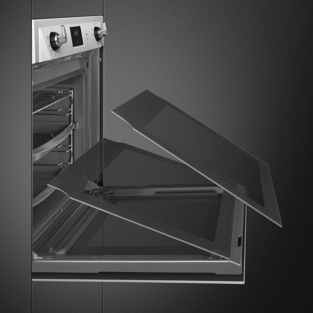 Vestavná horkovzdušná trouba Victoria SOP6900, pyrolytické čistění, nerezová