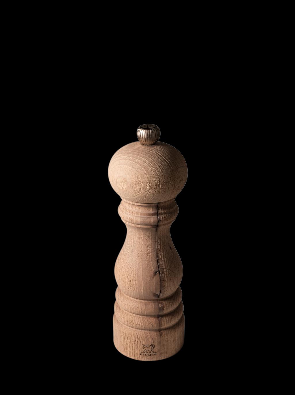 Dřevěný mlýnek na pepř Paris Nature, 18 cm