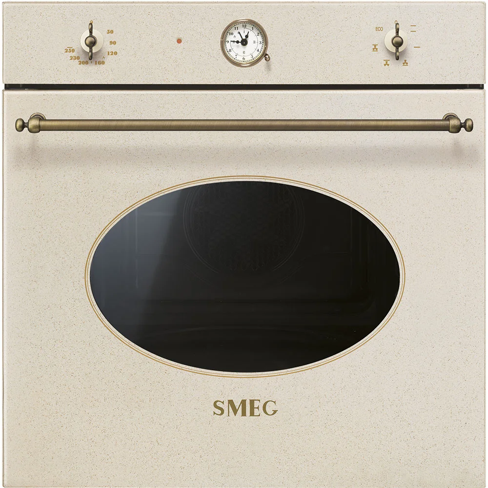 Smeg Vestavná trouba řady Coloniale, 60 cm, SF800, béžová