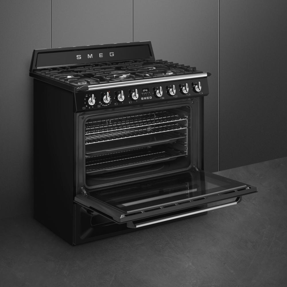 Sporák Victoria s plynovou varnou deskou, 90 x 60 cm, TR90, šedá