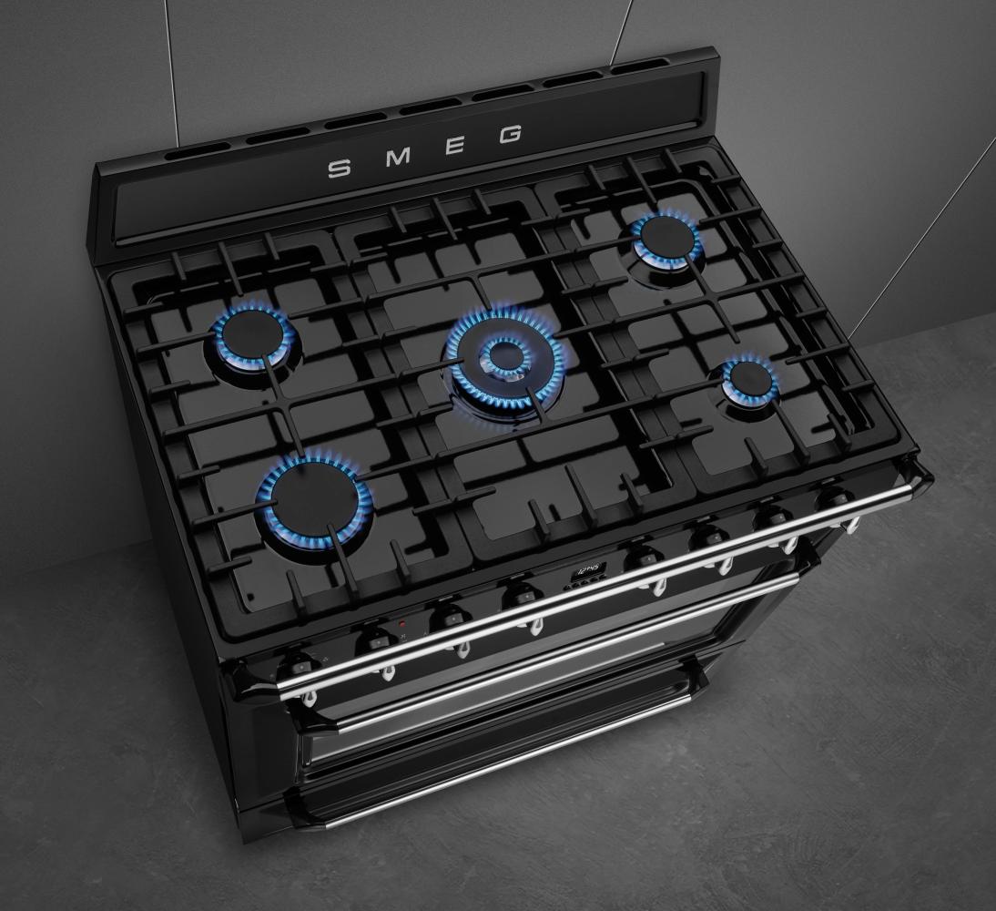 Sporák Victoria s plynovou varnou deskou, 90 x 60 cm, TR90, šedá