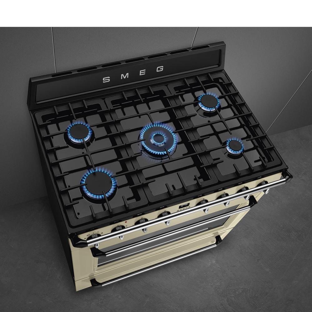 Sporák Victoria s plynovou varnou deskou, 90 x 60 cm, TR90, šedá