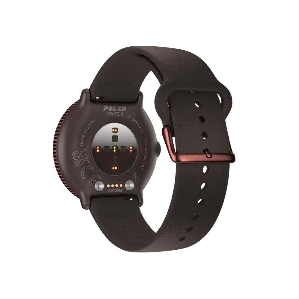 Fitness a wellness hodinky Ignite 3, velikost S-L, hnědá