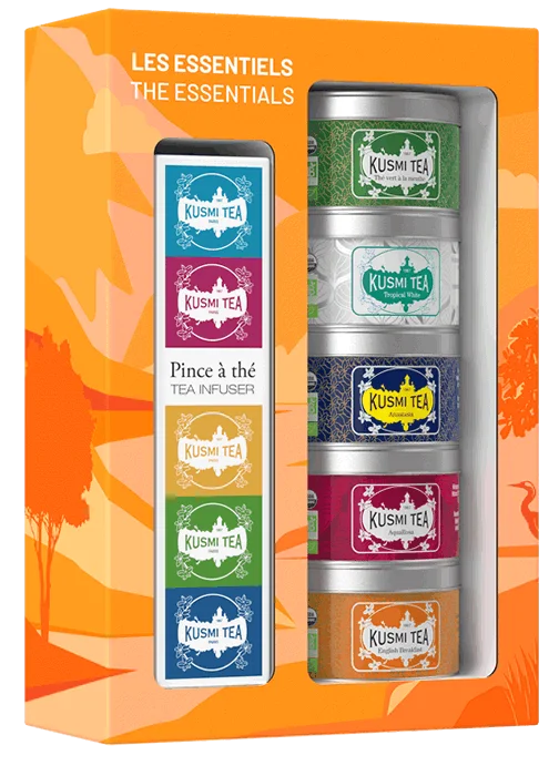 Dárkový set Essential teas s čajovým sítkem