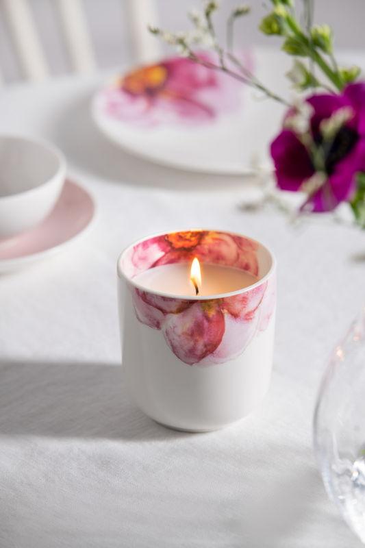 Vonná svíčka Rose Garden Home, s vůní Velvet Rose, 280 ml